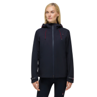 Casaco impermeável Tommy Hilfiger Equestrian Upland feminino compatível com airbag Céu do deserto Azul Casaco impermeável Tommy Hilfiger Equestrian Upland feminino compatível com airbag Céu do deserto Azul