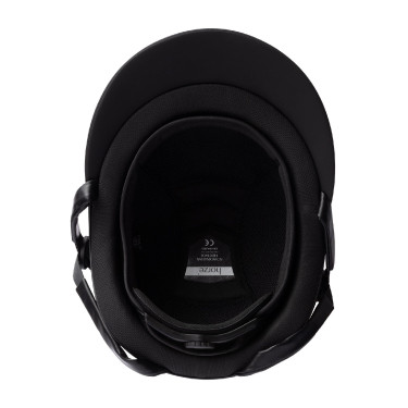 Capacete de equitação com ornamento de cristal Horze Arix II Preto / preto