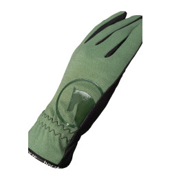 Luvas de equitação de verão Horze Nichelle feminino Borrifos marinhos Cinzento Luvas de equitação de verão Horze Nichelle feminino Borrifos marinhos Cinzento