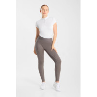 Legging de equitação Horze Maia com fundo completo feminino Madeira à deriva Cinzento Legging de equitação Horze Maia com fundo completo feminino Madeira à deriva Cinzento