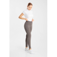 Legging de equitação Horze Maia com fundo completo feminino Abertura Azul-marinho