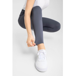 Legging Hybrid Horze Anya feminino fullgrip Cinzento