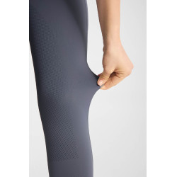 Legging Hybrid Horze Anya feminino fullgrip Cinzento