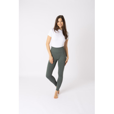 Collants Scrunch Horze Nessa full grip sem costuras Coroa de louros verde