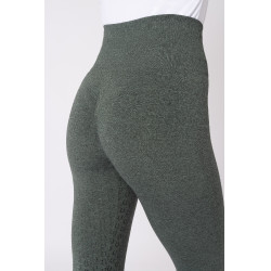 Collants Scrunch Horze Nessa full grip sem costuras Coroa de louros verde