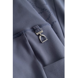 Legging de cintura alta com silicone integral Gillian Horze feminino Cinzento Legging de cintura alta com silicone integral Gillian Horze feminino Cinzento