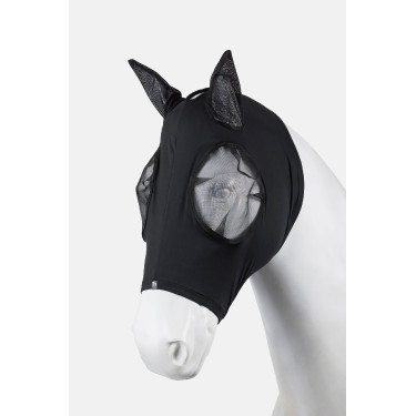 Máscara anti-moscas Horze elástica de enfiar Preto