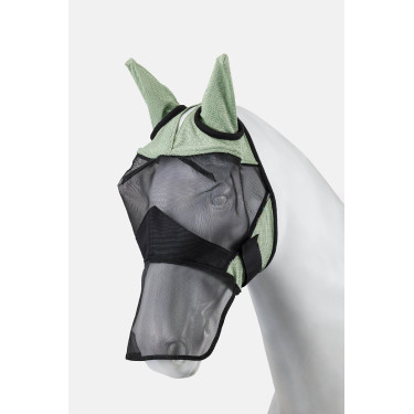 Máscara anti-moscas refrescante Horze Edição Limitada Verde celadon