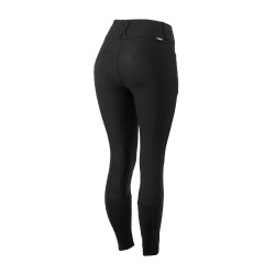 Calça de equitação com reforços Grip Horze Grand Prix Pro feminina Preto