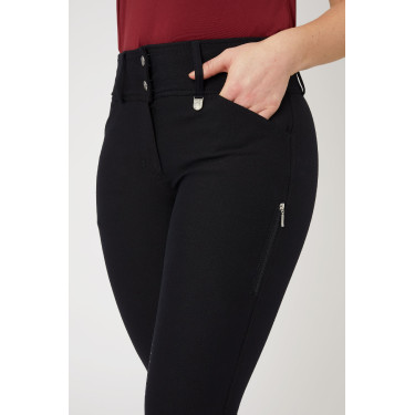 Calça de equitação com grip integral Horze Grand Prix Pro feminino Marinho escuro Azul Calça de equitação com grip integral Horze Grand Prix Pro feminino Marinho escuro Azul