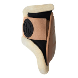 Protetor de boleto Caliber Horze com lã Castanho biscoito