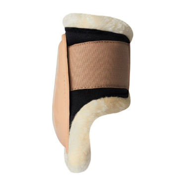 Protetor de boleto Caliber Horze com lã Castanho biscoito