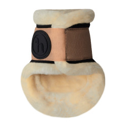 Protetor de boleto Caliber Horze com lã Castanho biscoito