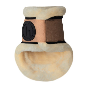 Protetor de boleto Caliber Horze com lã Castanho biscoito