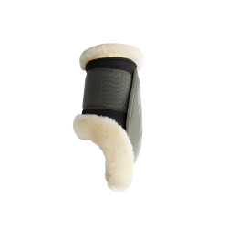 Protetor de boleto Caliber Horze com lã Verde cáqui escaravelho