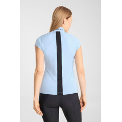 Camiseta de treino B Vertigo Joelle de manga curta para mulher Azul cerúleo Camiseta de treino B Vertigo Joelle de manga curta para mulher Azul cerúleo