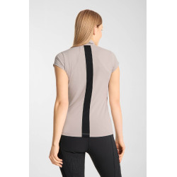 Camiseta de treino B Vertigo Joelle de manga curta para mulher Inscrutável Bege