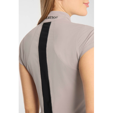 Camiseta de treino B Vertigo Joelle de manga curta para mulher Inscrutável Bege