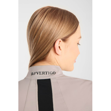 Camiseta de treino B Vertigo Joelle de manga curta para mulher Inscrutável Bege