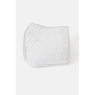 Manta de dressage Horze Aachen Branco / azul turquesa Manta de dressage Horze Aachen Branco / azul turquesa