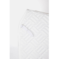 Manta de dressage Horze Aachen Branco / azul turquesa Manta de dressage Horze Aachen Branco / azul turquesa