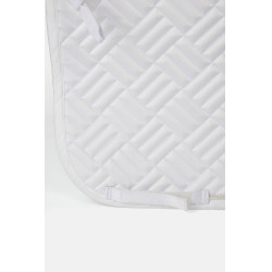 Manta de dressage Horze Aachen Branco / azul turquesa Manta de dressage Horze Aachen Branco / azul turquesa