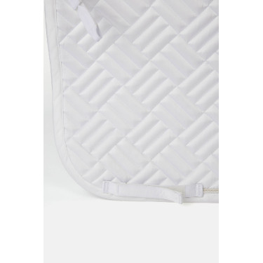 Manta de dressage Horze Aachen Branco / azul turquesa Manta de dressage Horze Aachen Branco / azul turquesa