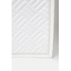 Manta de dressage Horze Aachen Branco / azul turquesa Manta de dressage Horze Aachen Branco / azul turquesa