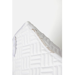 Manta de dressage Horze Aachen Branco / azul turquesa Manta de dressage Horze Aachen Branco / azul turquesa