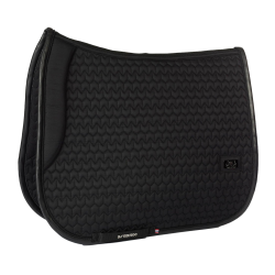 Tapete de sela em veludo B Vertigo Velvet Beleza negra Preto