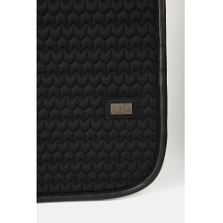 Tapete de sela em veludo B Vertigo Velvet Beleza negra Preto