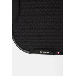 Tapete de sela em veludo B Vertigo Velvet Beleza negra Preto