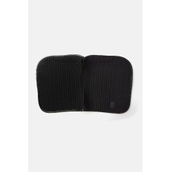 Tapete de sela em veludo B Vertigo Velvet Beleza negra Preto