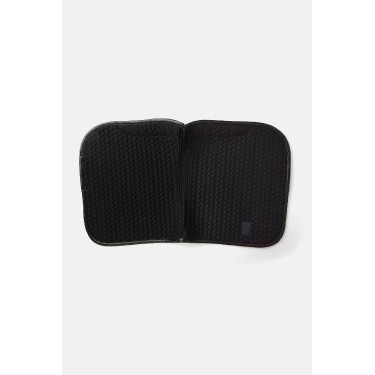 Tapete de sela em veludo B Vertigo Velvet Beleza negra Preto