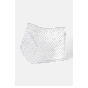 Manta de sela mista Horze Aachen Branco / azul turquesa