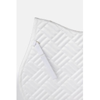 Manta de sela mista Horze Aachen Branco / azul turquesa