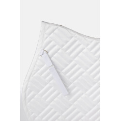 Manta de sela mista Horze Aachen Branco / azul turquesa