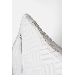 Manta de sela mista Horze Aachen Branco / azul turquesa