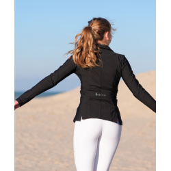 Casaco de concurso Le Sabotier Georgette feminino Preto