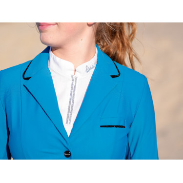 Casaco de concurso Le Sabotier Georgette feminino Verde petróleo
