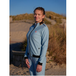 Sweat técnico Le Sabotier Lucette feminino Azul glaciar