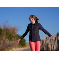 Parka técnica repelente à água Le Sabotier Huguette feminina Tinta Preto