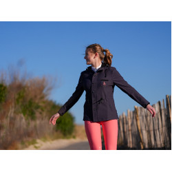 Parka técnica repelente à água Le Sabotier Huguette feminina Tinta Preto