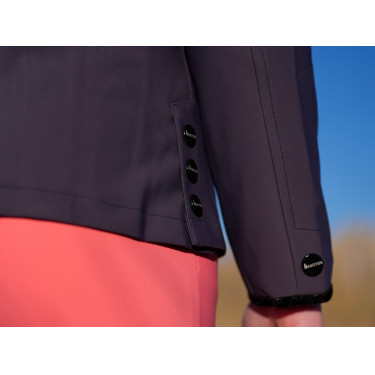 Parka técnica repelente à água Le Sabotier Huguette feminina Tinta Preto