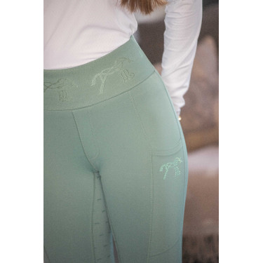 Legging Delphe Pénélope Verde sálvia Legging Delphe Pénélope Verde sálvia