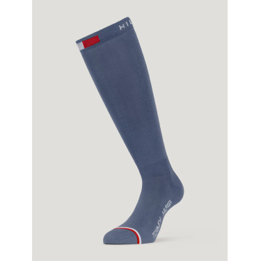 Meias Tommy Hilfiger Equestrian Newburgh Índigo desbotado Azul Meias Tommy Hilfiger Equestrian Newburgh Índigo desbotado Azul