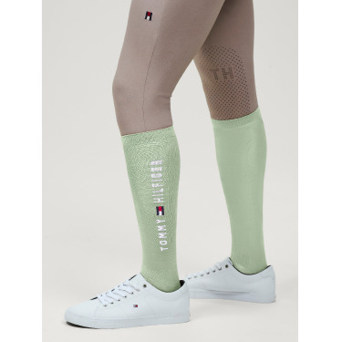 Meias Tommy Hilfiger Equestrian Riga Hortelã Belair Verde
