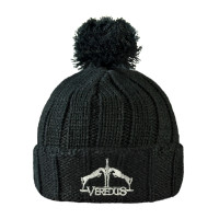 Touca Veredus com pompom Preto