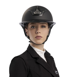Capacete Veredus Vita GST com pala larga Preto fosco