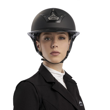 Capacete Veredus Vita GST com pala larga Preto fosco